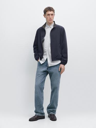 Cazadora corta reversible - Marino de Zara - Imagen 0