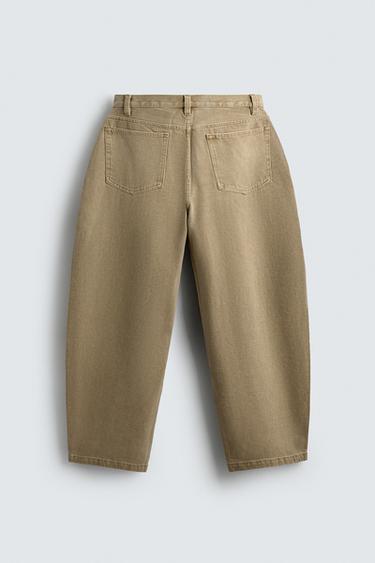 BALLOON FIT JEANS - Sand by Zara - Image 7