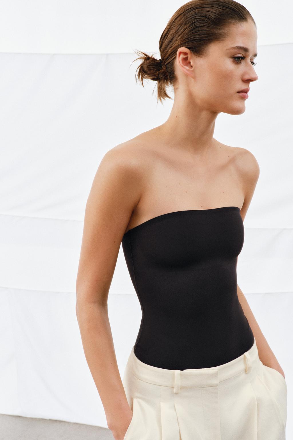 STRAPLESS BODYSUIT