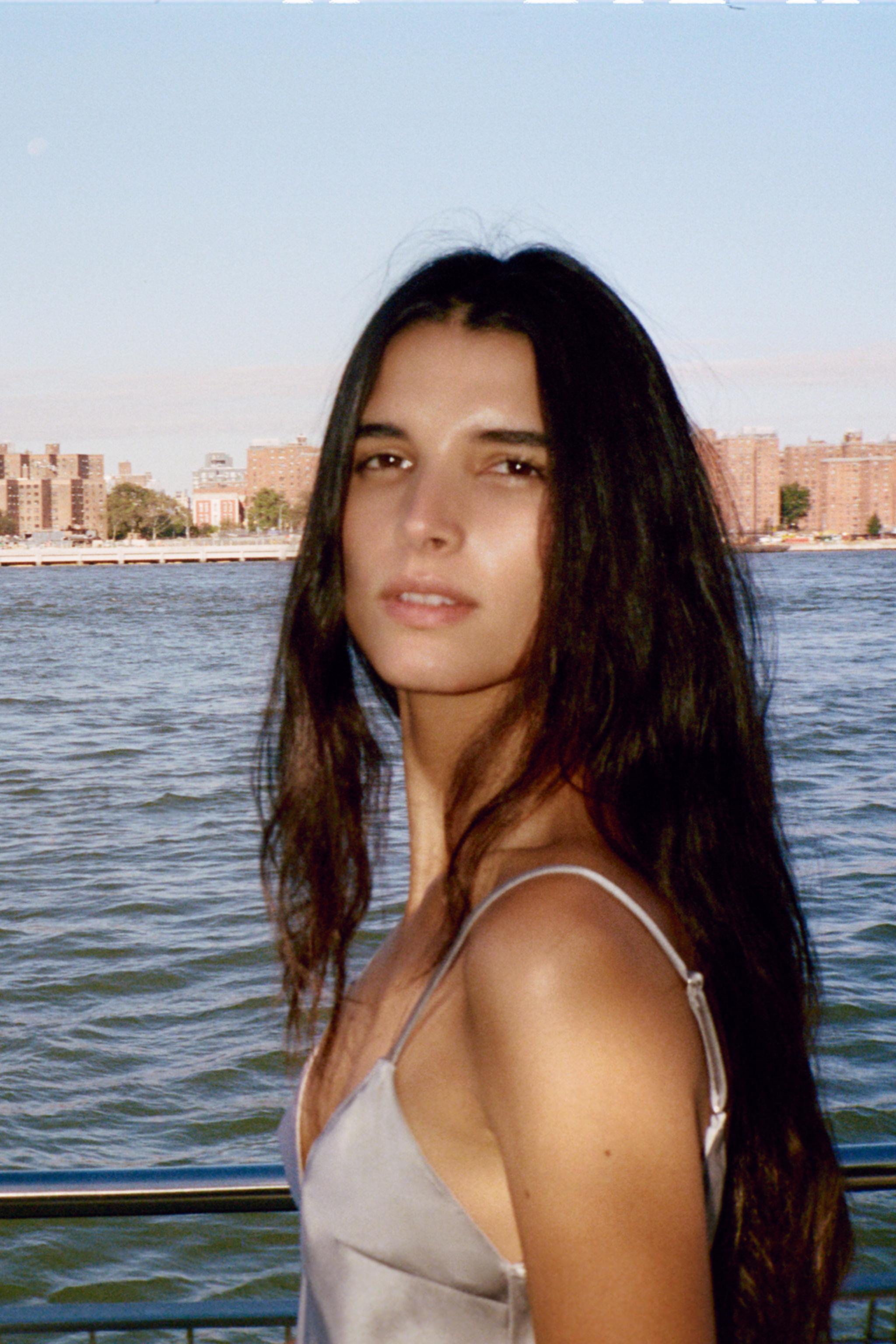 ASYMMETRIC SATIN EFFECT LACE DRESS