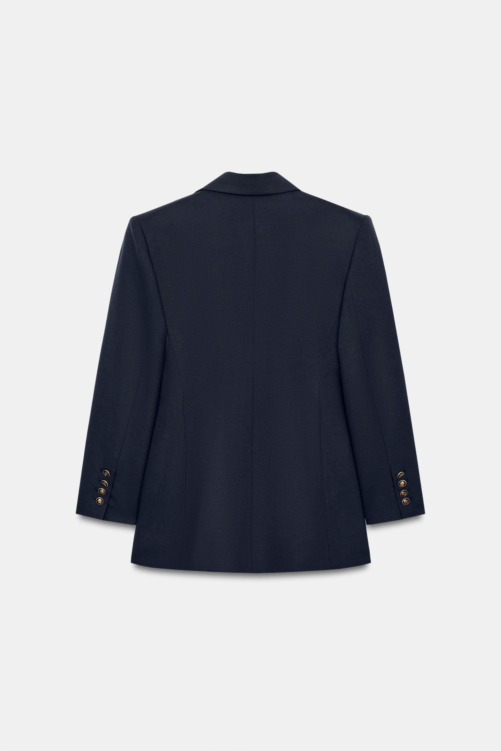 ZW COLLECTION FITTED BUTTONED BLAZER