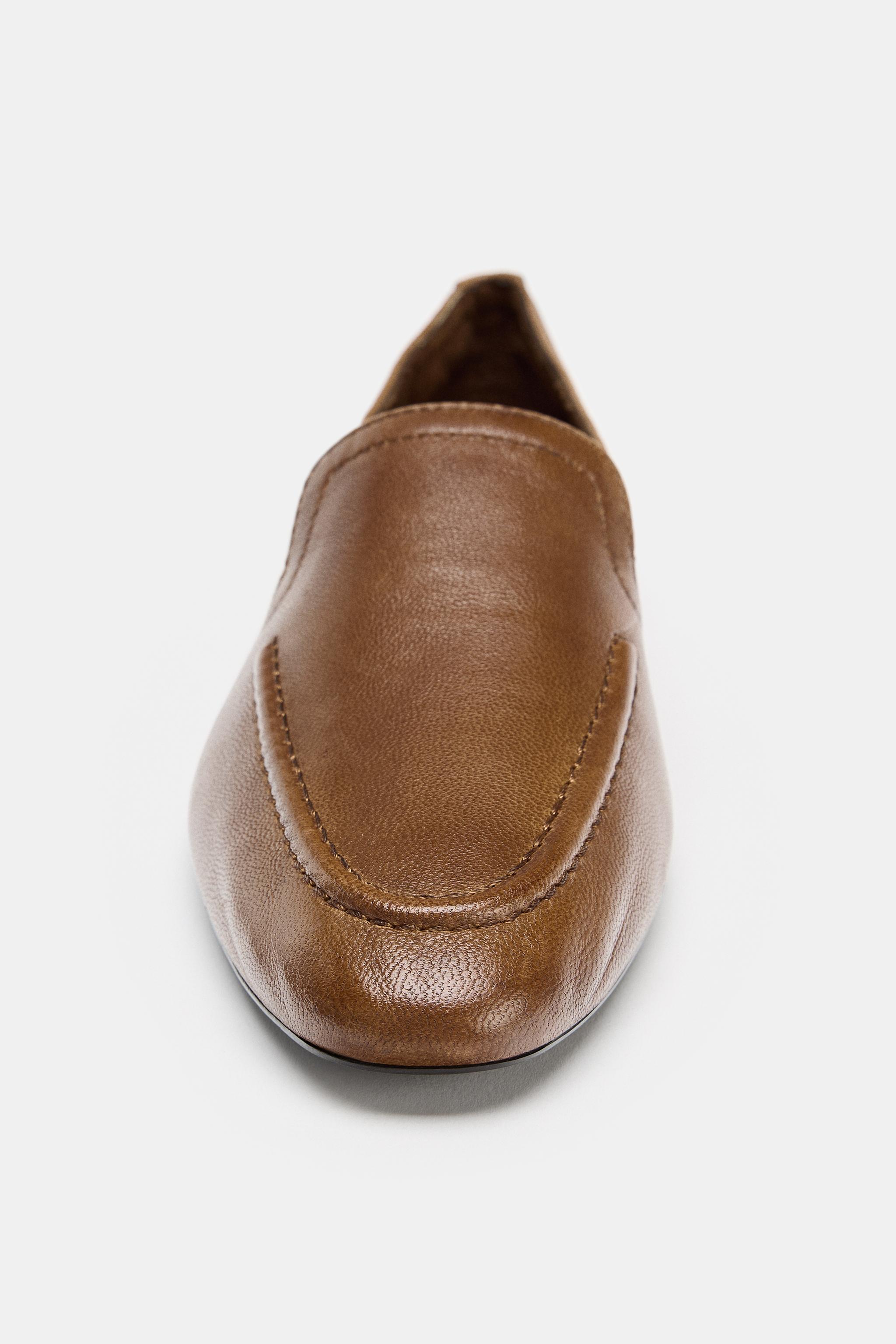 MOCASSINS EN CUIR À TIGE HAUTE