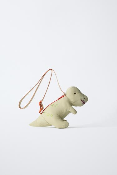Zara DINOSAUR CROSSBODY BAG - Green - Image 0
