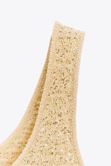 SEQUIN KNIT TOP - Butter by Zara - Image 6