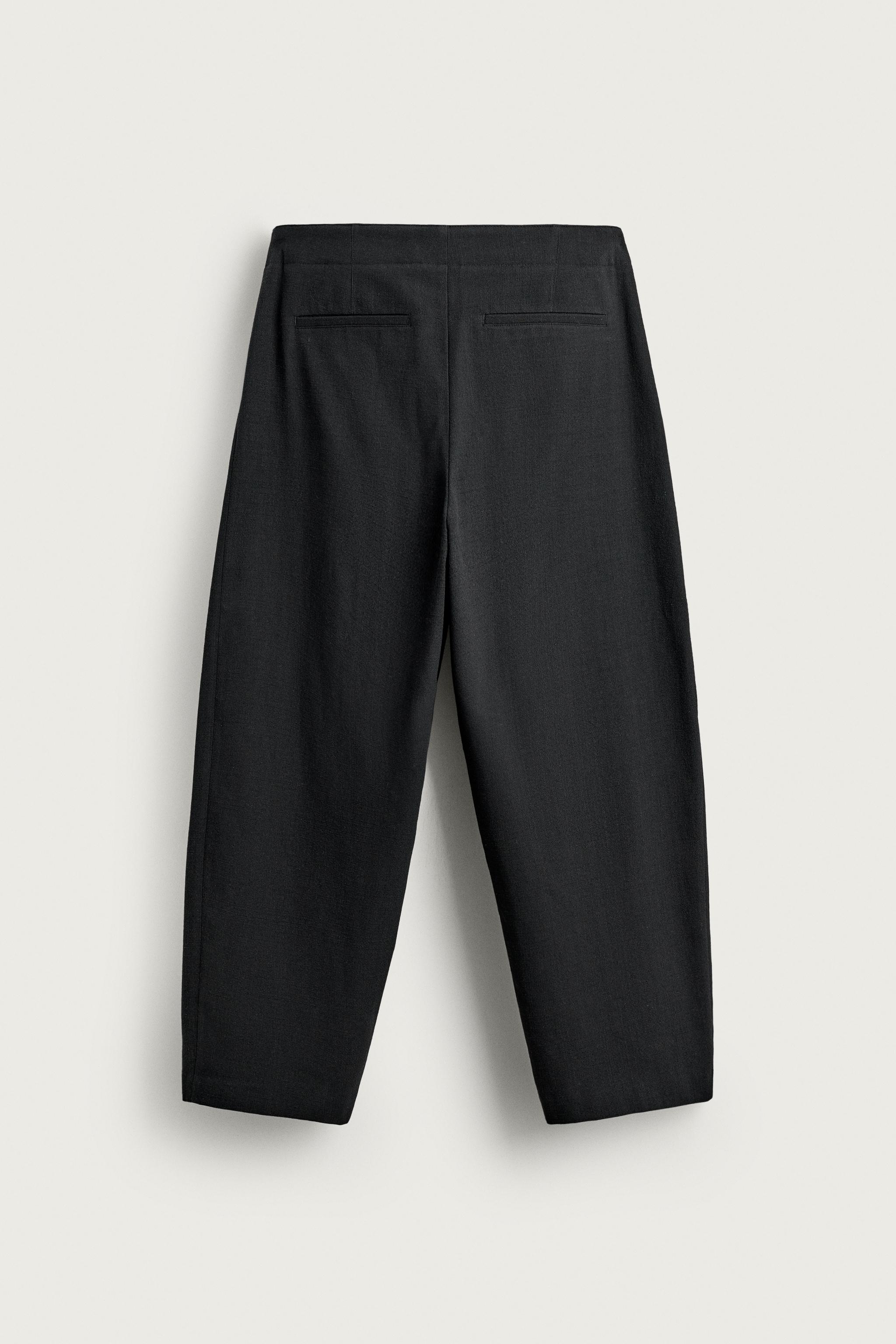 Мужские брюки Zara CROSSOVER BALLOON FIT PANTS — фото 7