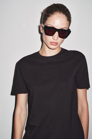 KAUS KATUN MERSERISASI - Cokelat dari Zara