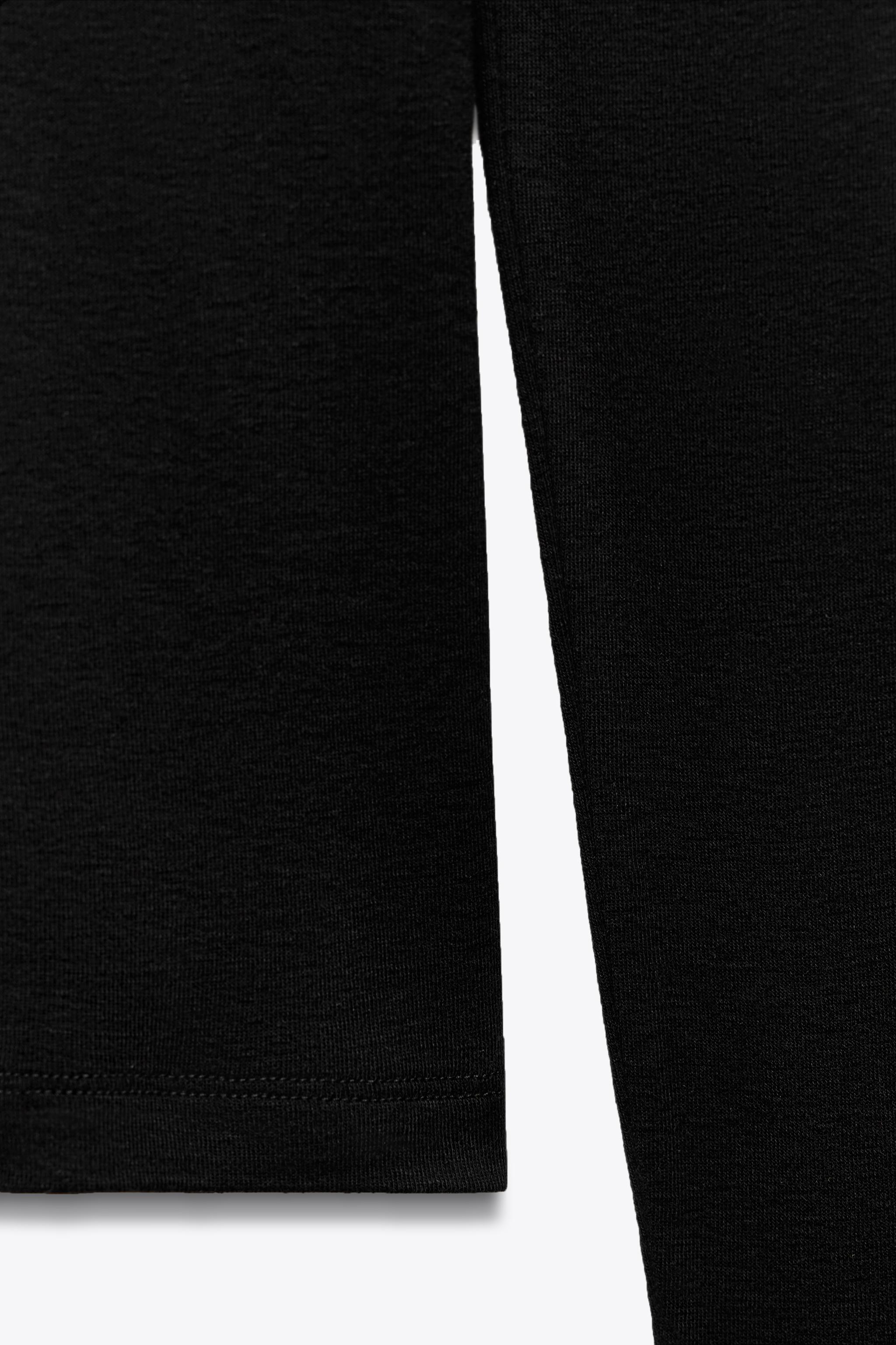 ☆ドイツ発*ZARA*新作*ウールブレンド長袖Tシャツ/BLACK☆ 09598140800-e1.jpg?ts=