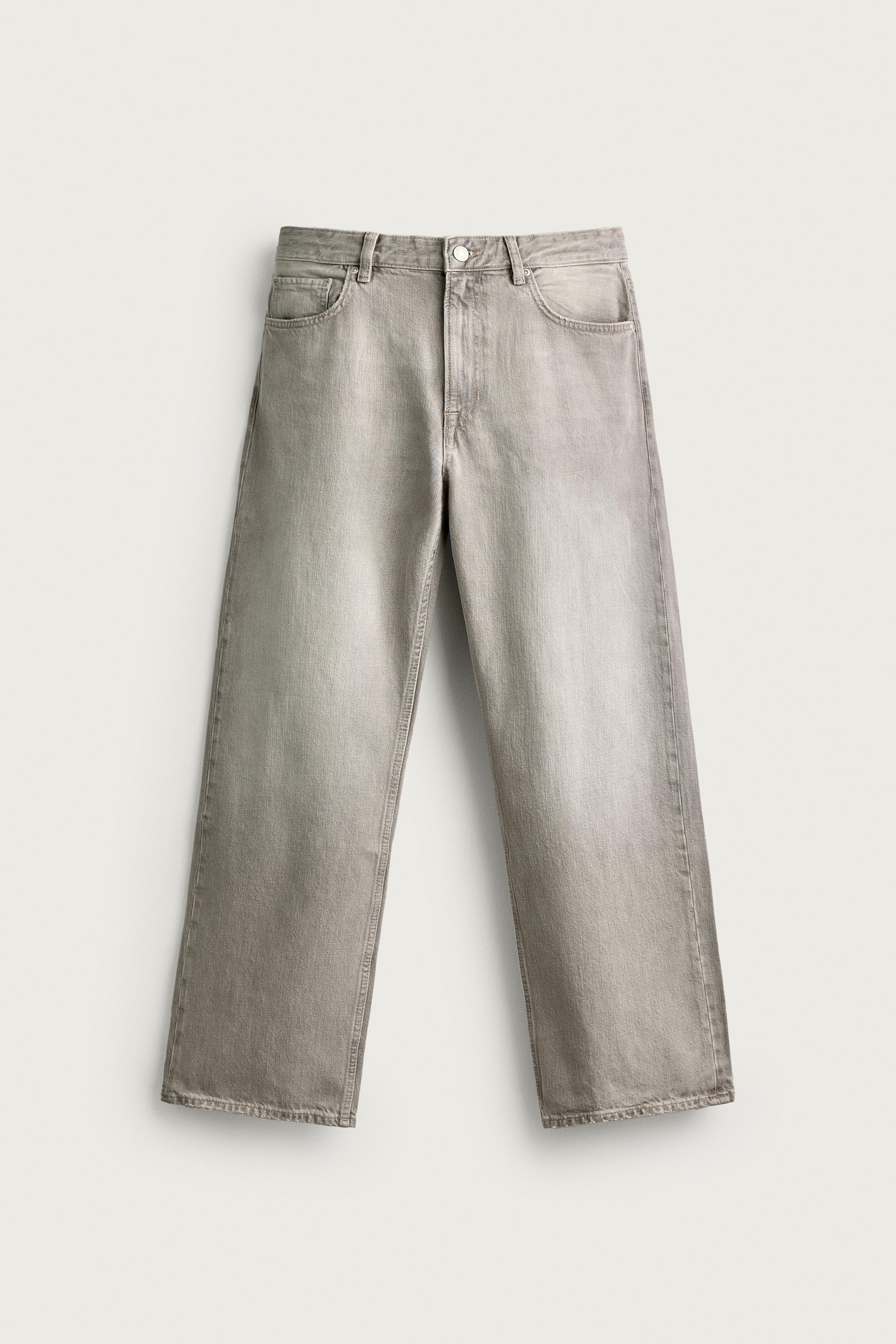 LOOSE FIT JEANS — Gray