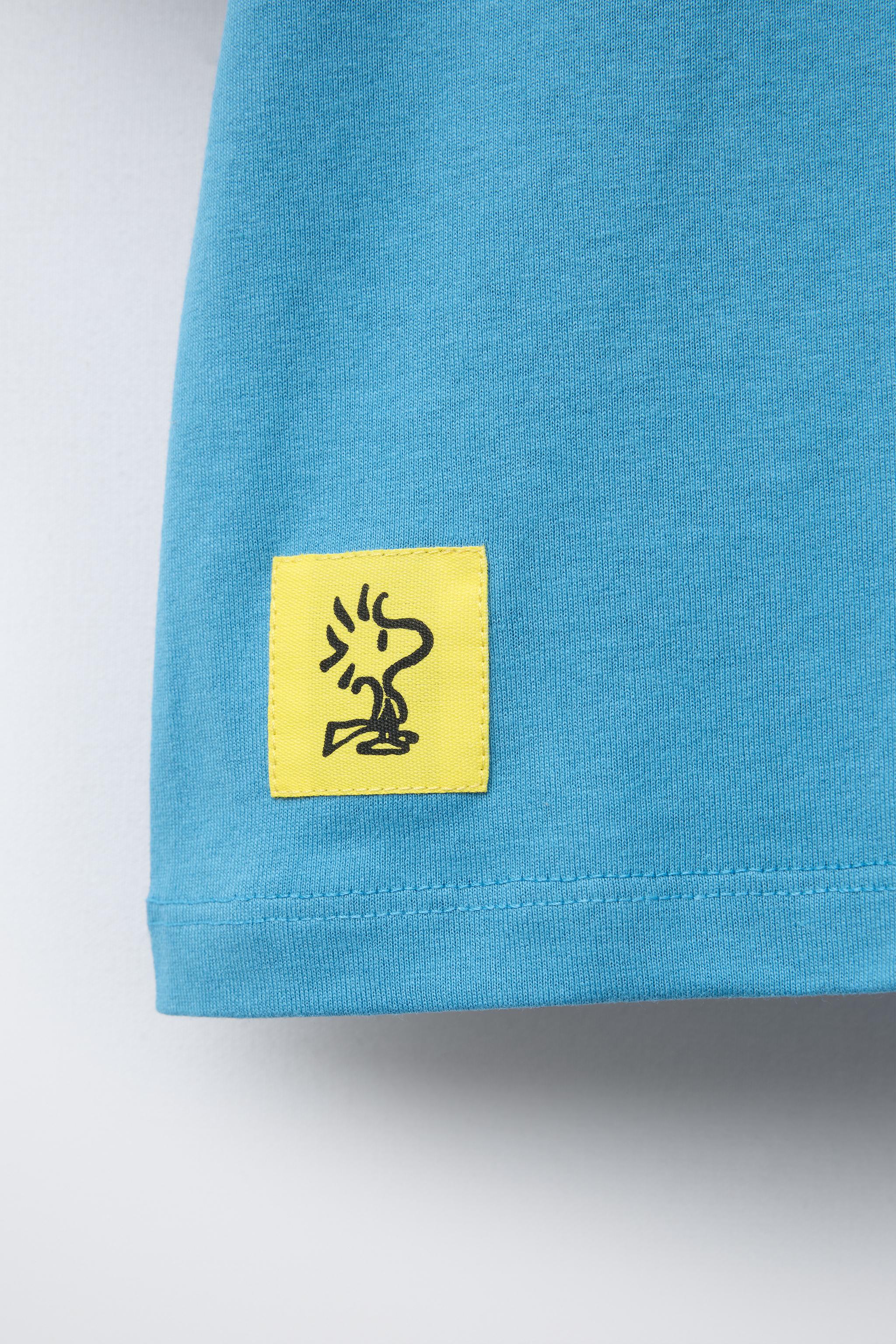 CAMISETA SNOOPY PEANUTS™ - Azul-claro | ZARA Brasil