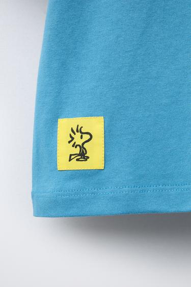 SNOOPY PEANUTS™ T-SHIRT - Light blue by Zara - Image 3