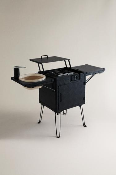 Zara FOLDABLE CAMPING KITCHEN - Black - Image 0