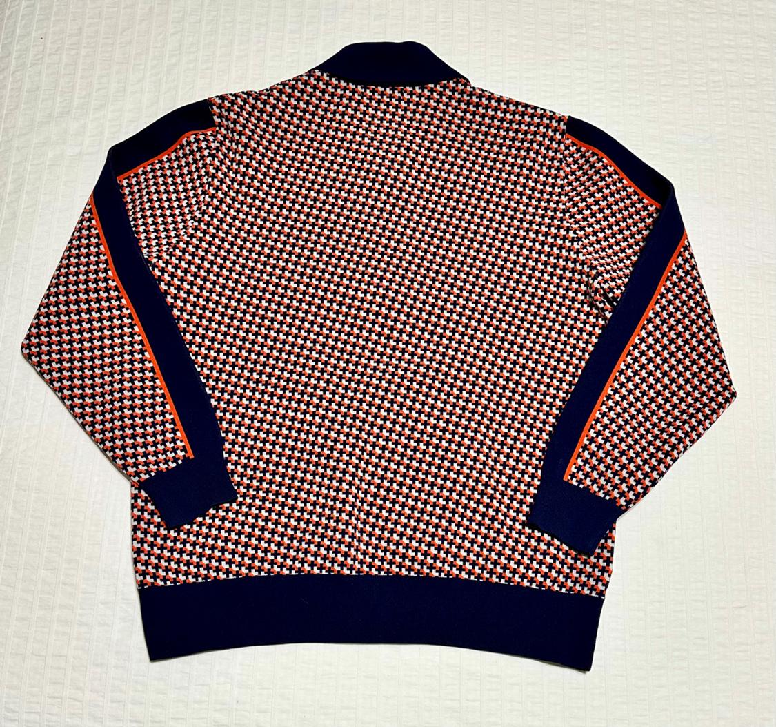 CÁRDIGAN JACQUARD GEOMÉTRICO - Image 2