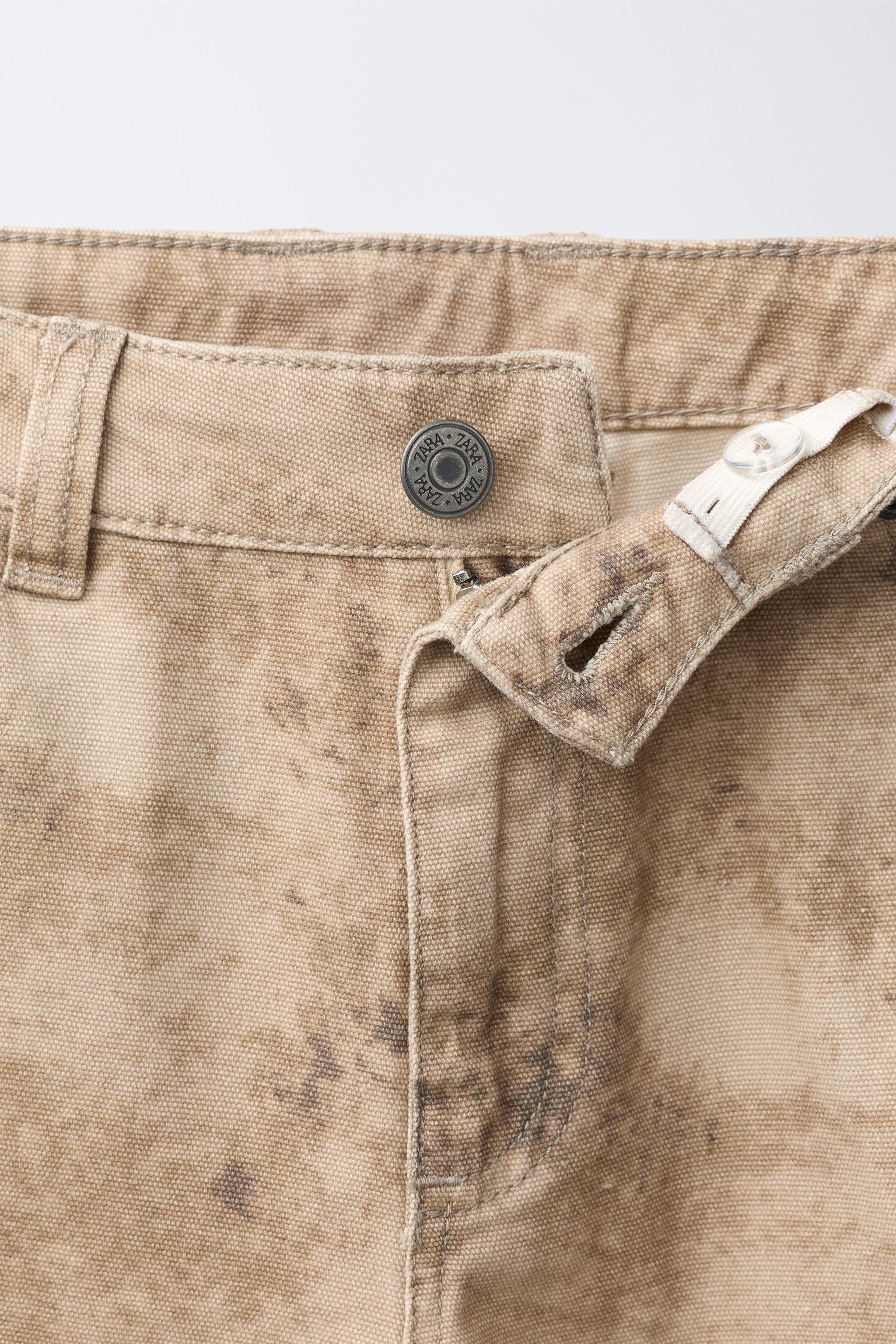 PANTALON CARGO À IMPRIMÉ TIE DYE