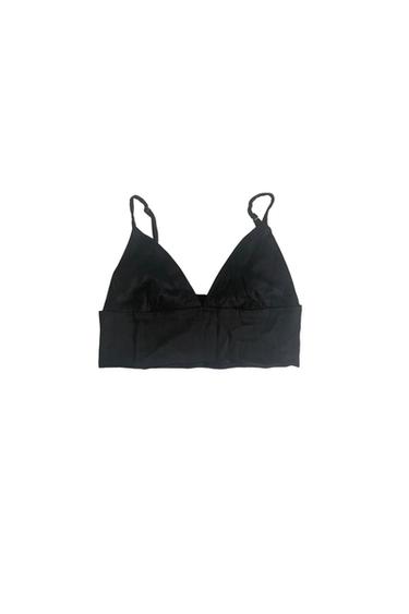 TOP LENCERO NEGRO SANTINADO