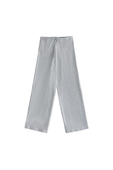 PANTALÓN LARGO CANALÉ - Gris de Zara