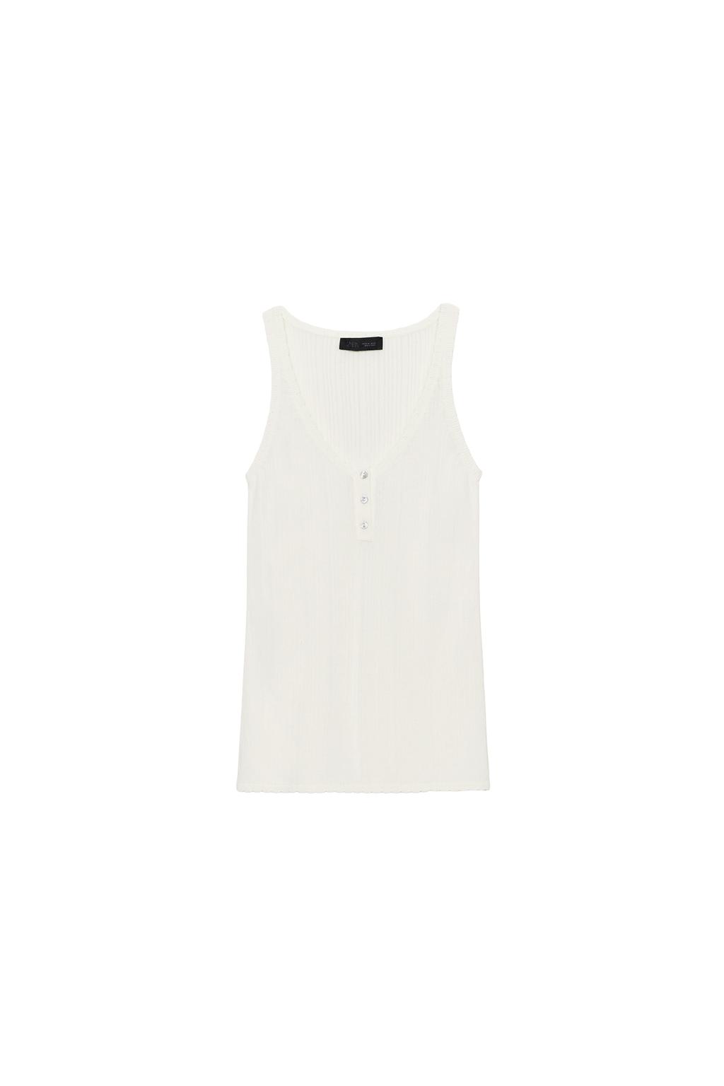 ROUND NECK KNIT TOP - image 3