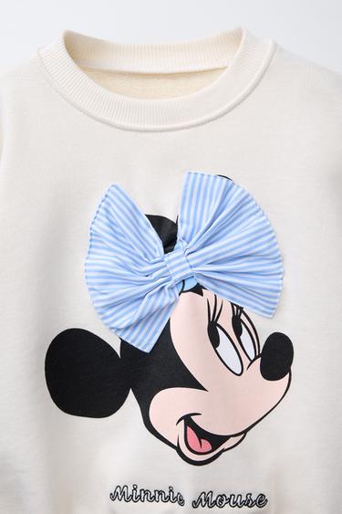 MINNIE MOUSE © DISNEY BOW SWEATSHIRT - Ecru by Zara - Image 2