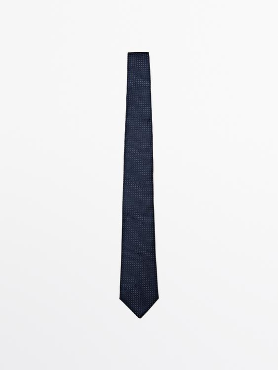 100% silk polka dot tie from Zara - $100