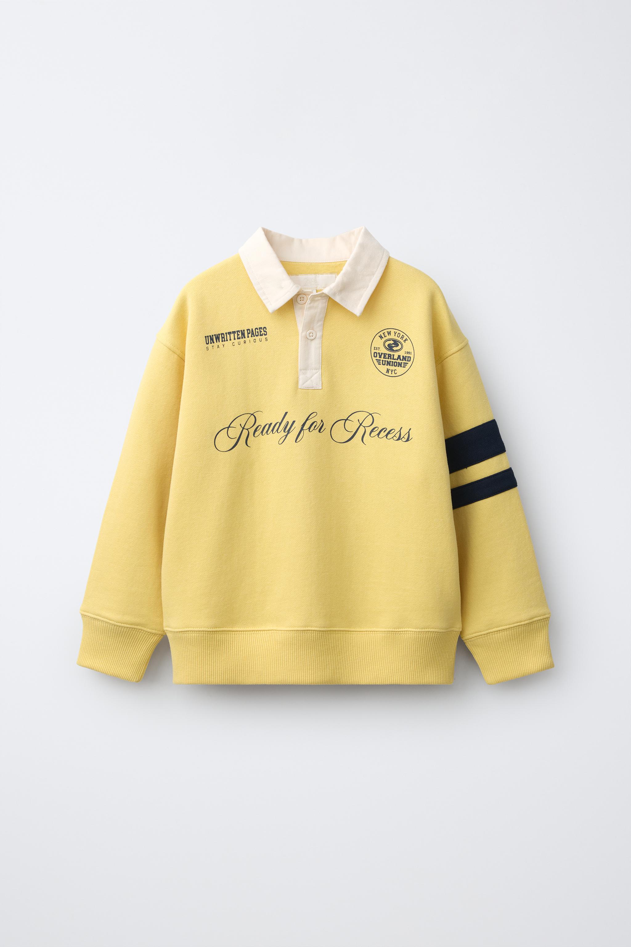 TEXT AND NUMBER PRINT POLO SHIRT