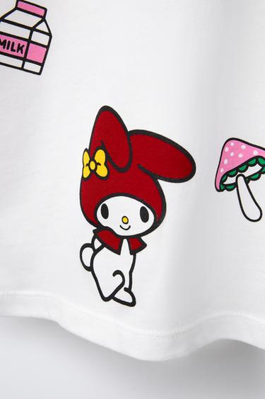 T-SHIRT IMPRIMÉ HELLO KITTY AND FRIENDS © SANRIO - Blanc cassé de Zara - Image 3