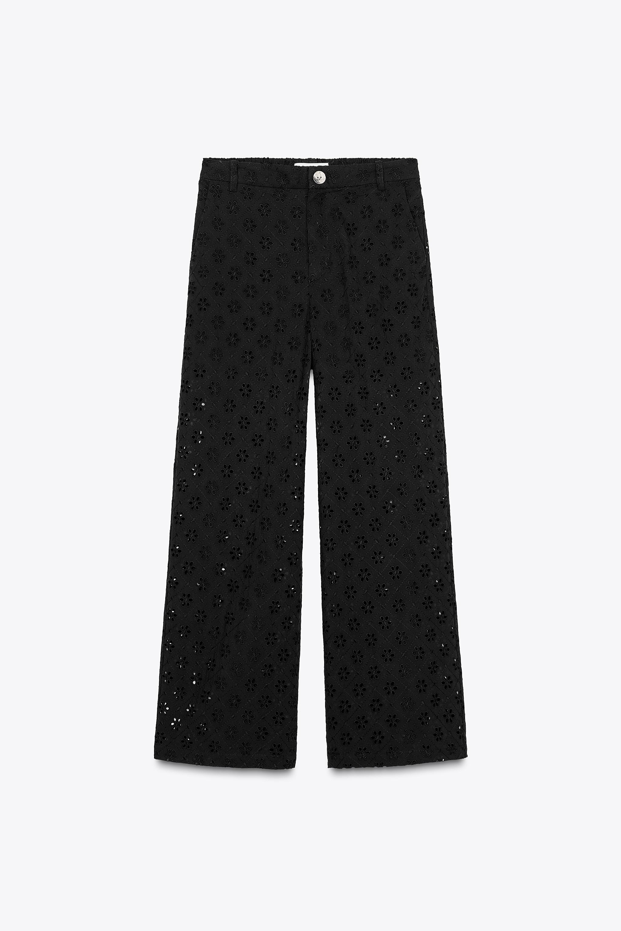 OPENWORK EMBROIDERY CULOTTES - Black | ZARA United States