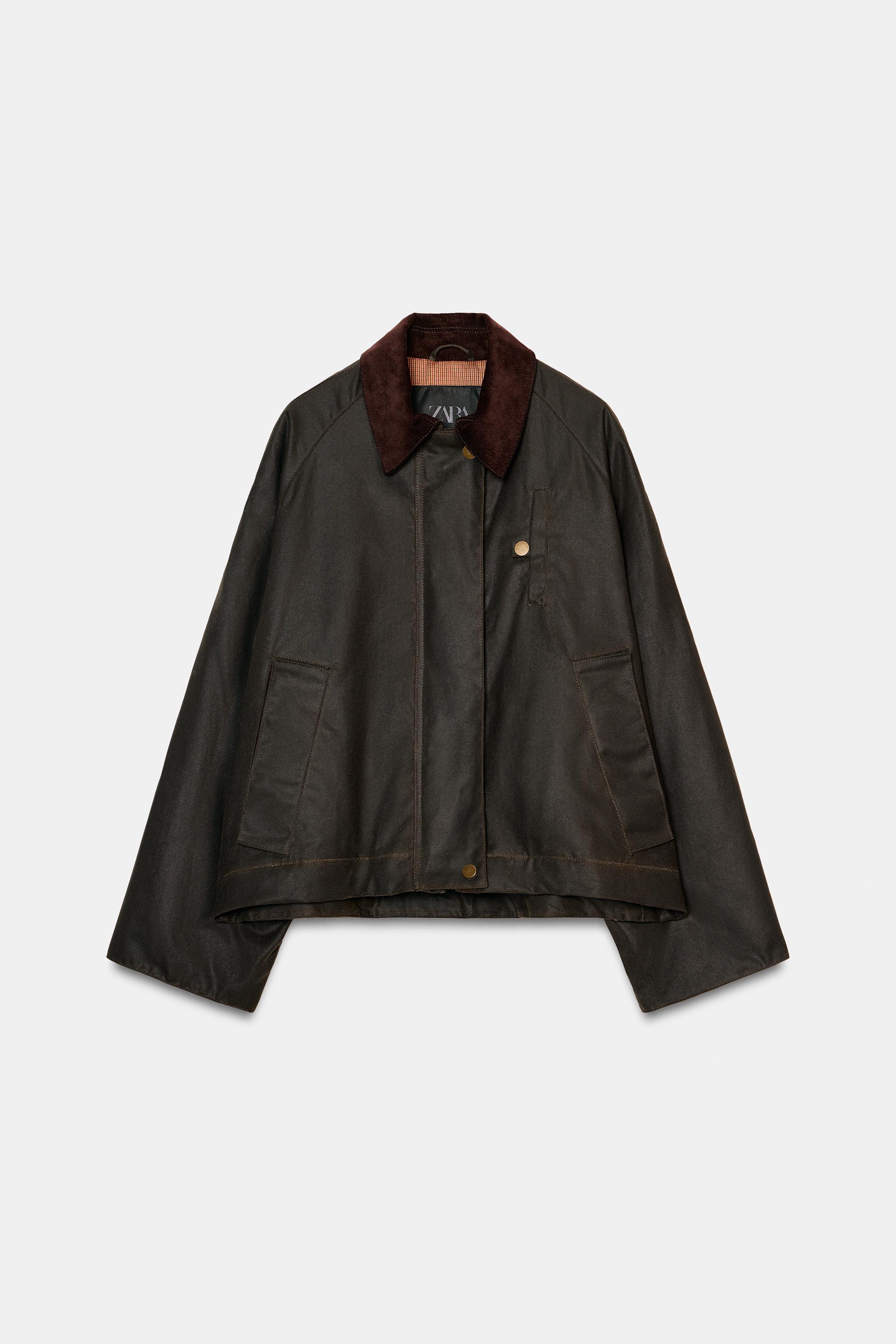 ZW COLLECTION ワックスジャケット - カーキ | ZARA Japan / 日本