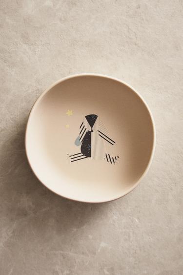 CHILDREN'S RABBIT SILICONE PLATE - Multicoloured by Zara
