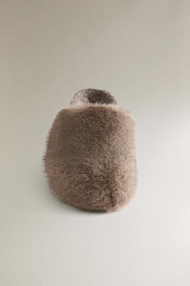 SABOTS EFFET FOURRURE - Gris de Zara - Image 4