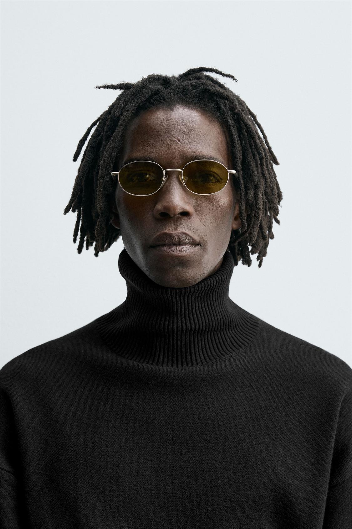 КРУГЛЫЕ МЕТАЛЛИЧЕСКИЕ СОЛНЦЕЗАЩИТНЫЕ ОЧКИ ZARA