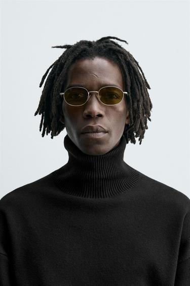 ROUND METAL SUNGLASSES - Matte silver by Zara - Image 0