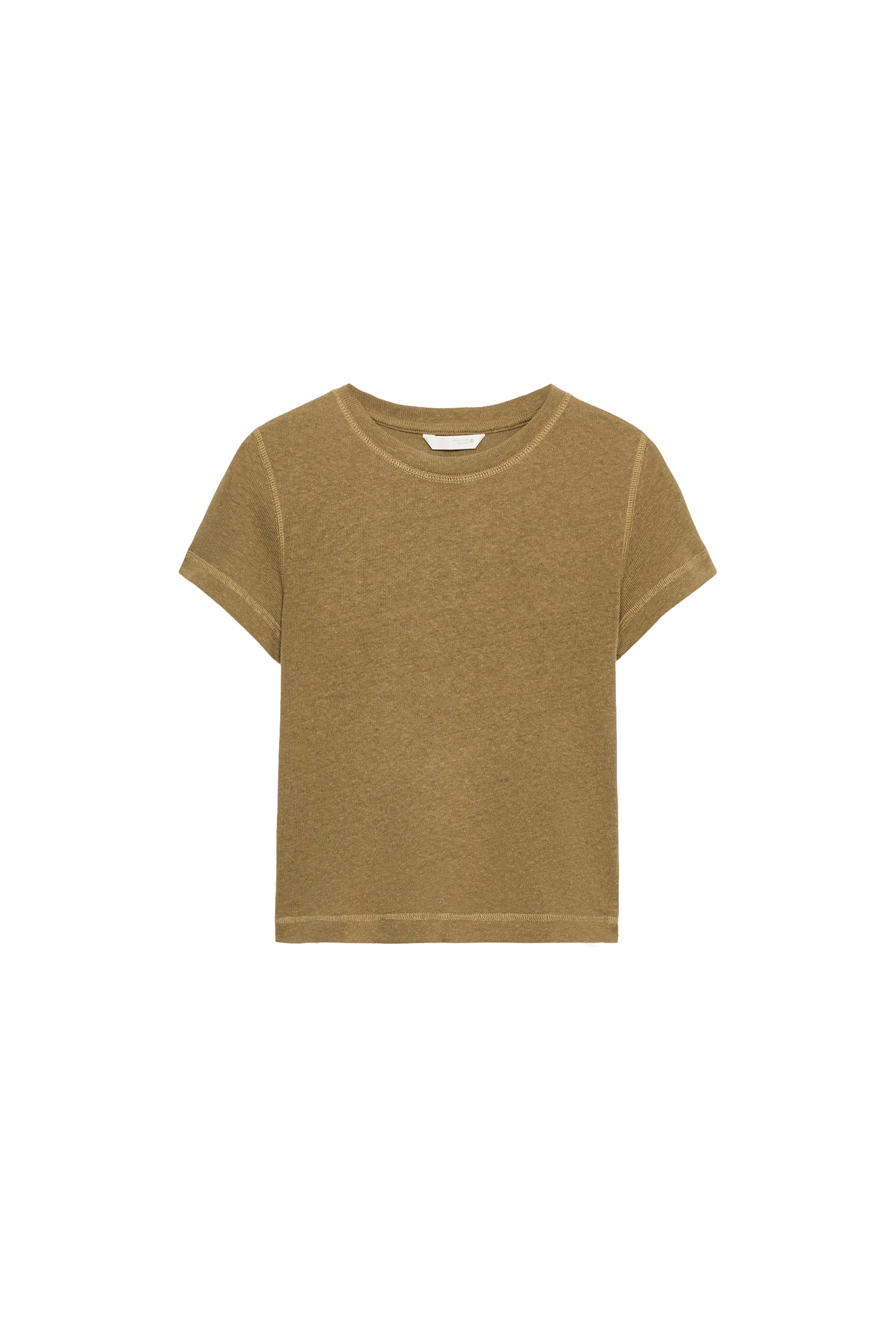 半袖ラスティックTシャツ - ホワイト | ZARA Japan / 日本
