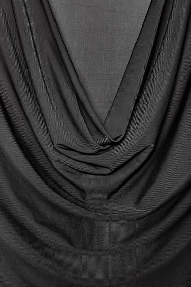 TOP FLUIDE DRAPÉ - Plomb de Zara - Image 6