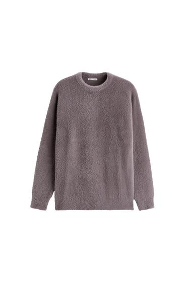 TEXTURED KNIT SWEATER
