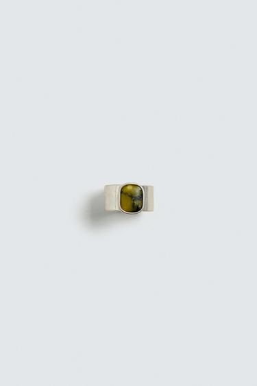 ANILLO SELLO PIEDRA - Plata de Zara