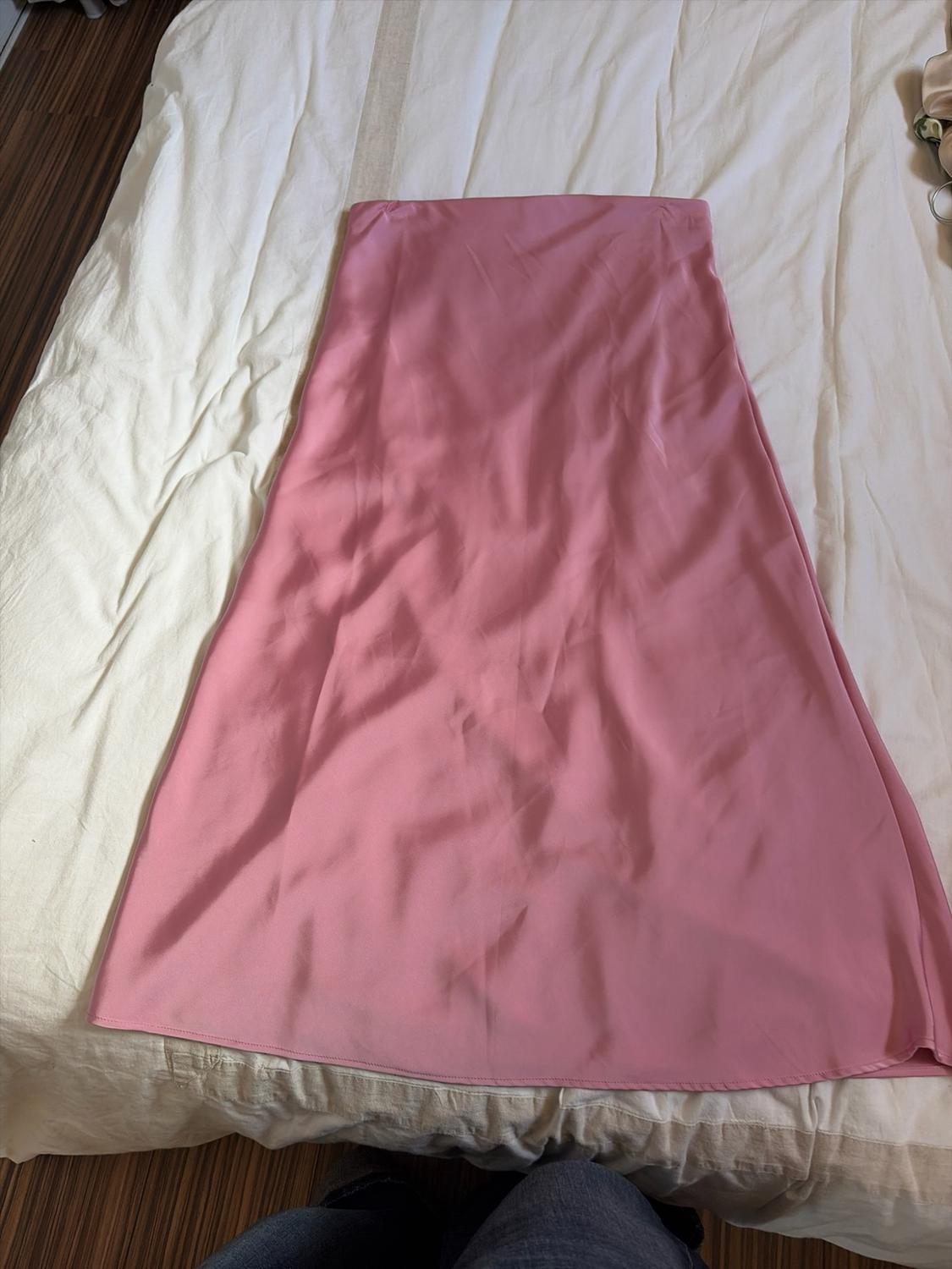 SATIN MIDI SKIRT - Image 3