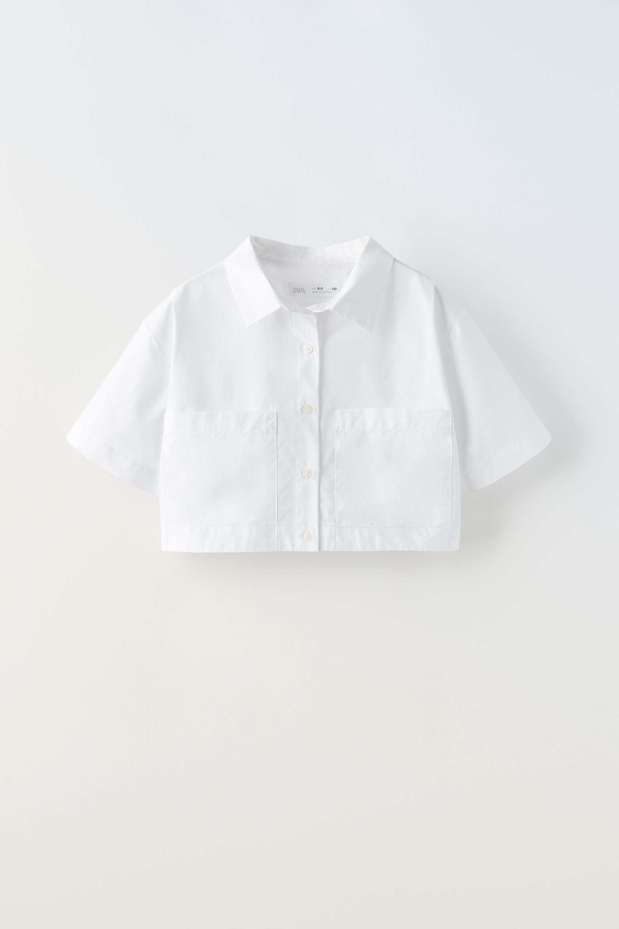 Zara camisa blanca outlet niño