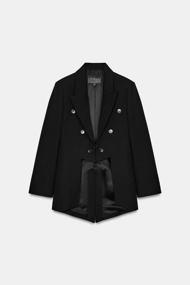 BLAZER ASIMÉTRICA ZW COLLECTION - Negro de Zara