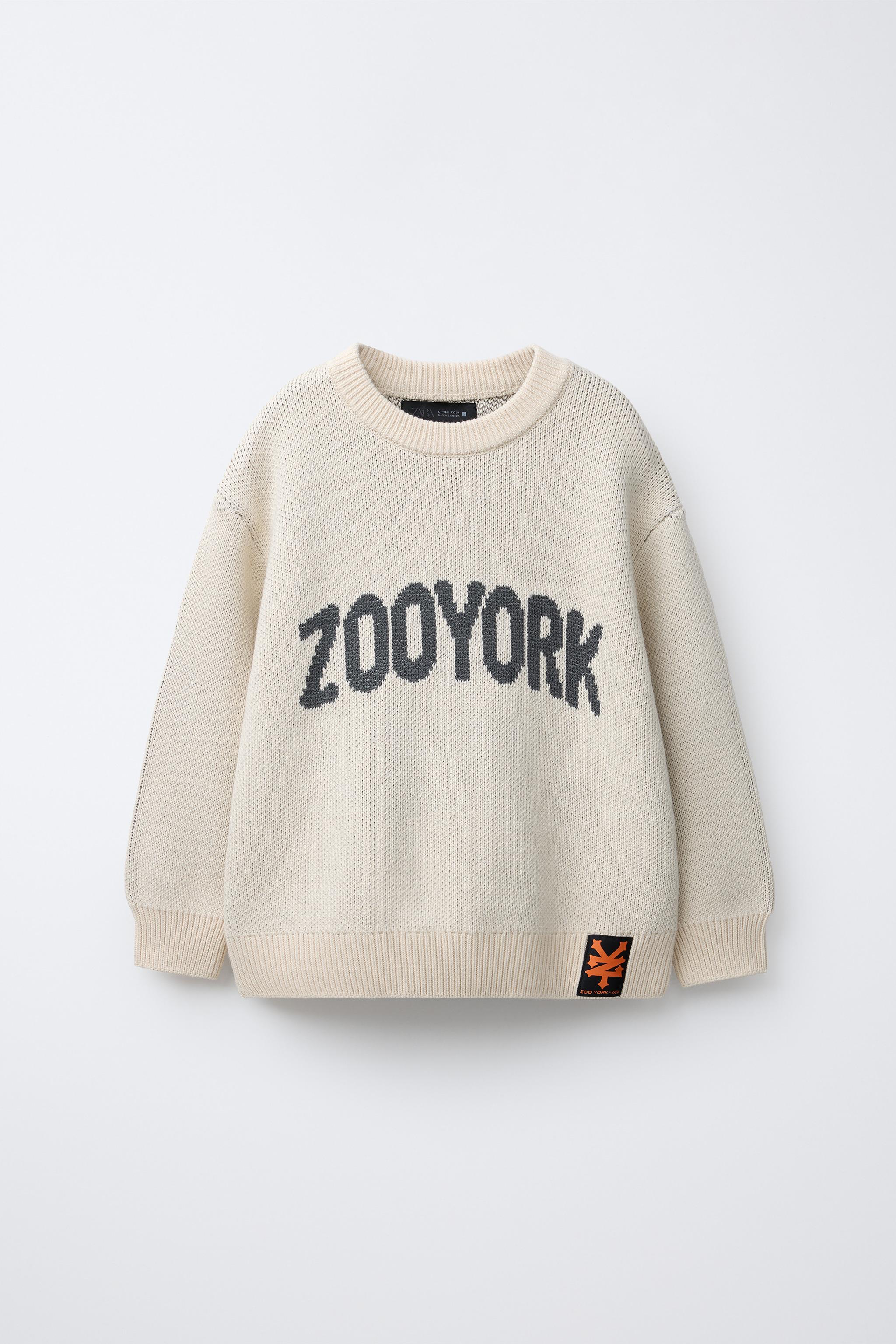 ZOO YORK® X ZARA KNIT JUMPER - Ecru | ZARA United States