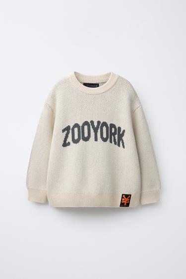 ZOO YORK® X ZARA KNIT JUMPER - Ecru by Zara