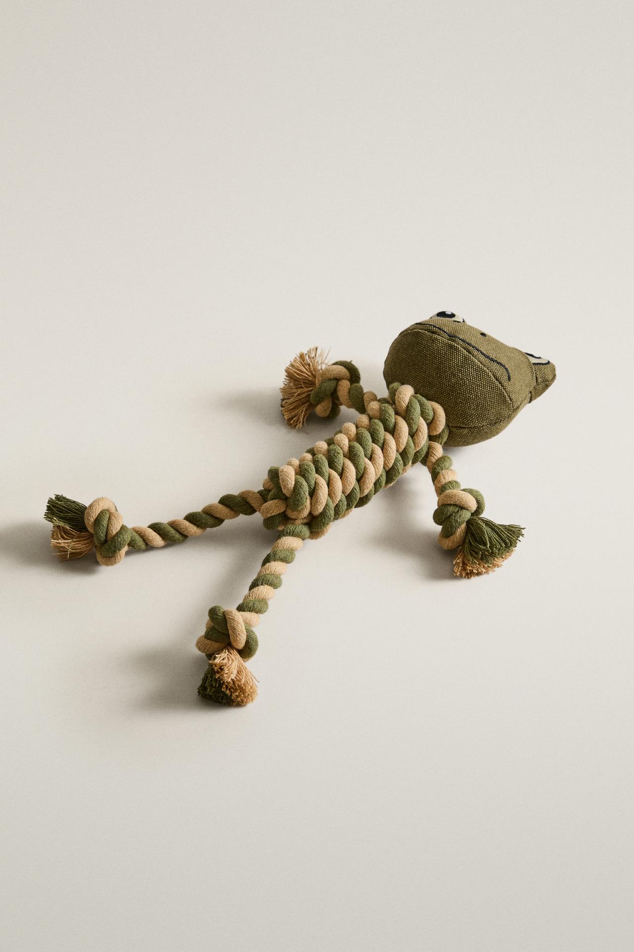FROG PET TOY — Green