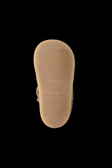 BAREFOOT-STIEFEL AUS VELOURSLEDER - Braun von Zara
