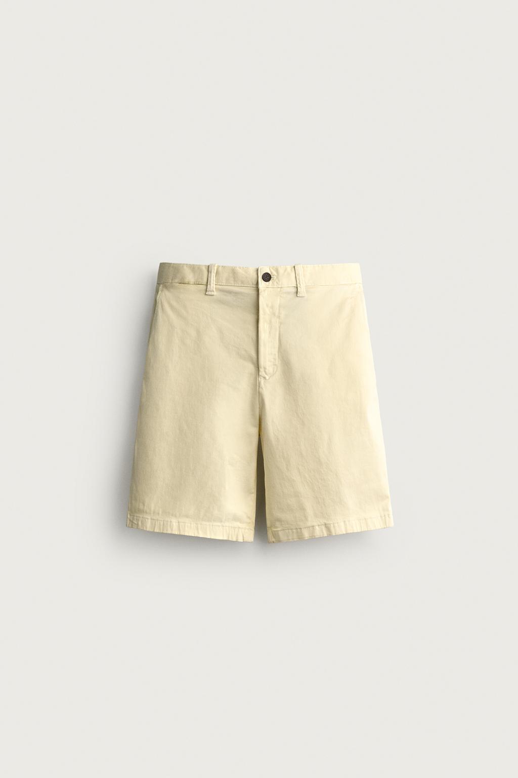 REGULAR FIT CHINO BERMUDA SHORTS
