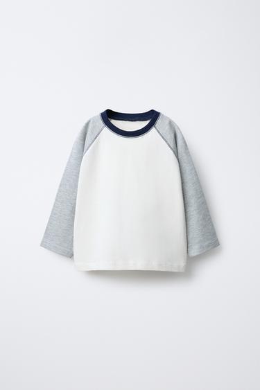 MAGLIETTA MANICHE RAGLAN - Grigio mélange di Zara