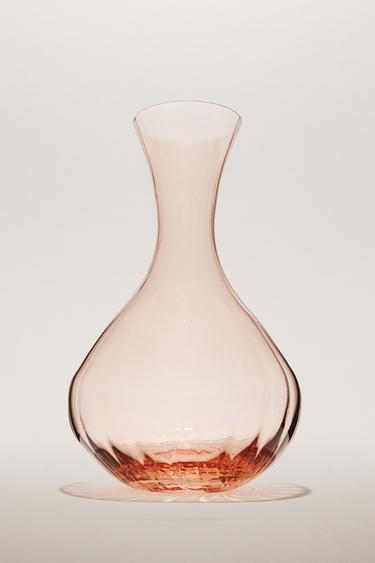 Zara CRYSTALLINE JUG WITH RAISED DESIGN - 粉紅色