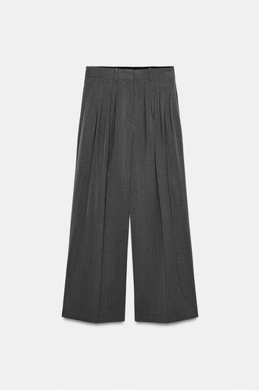 ZW COLLECTION DARTED TROUSERS - Grey by Zara - Image 6