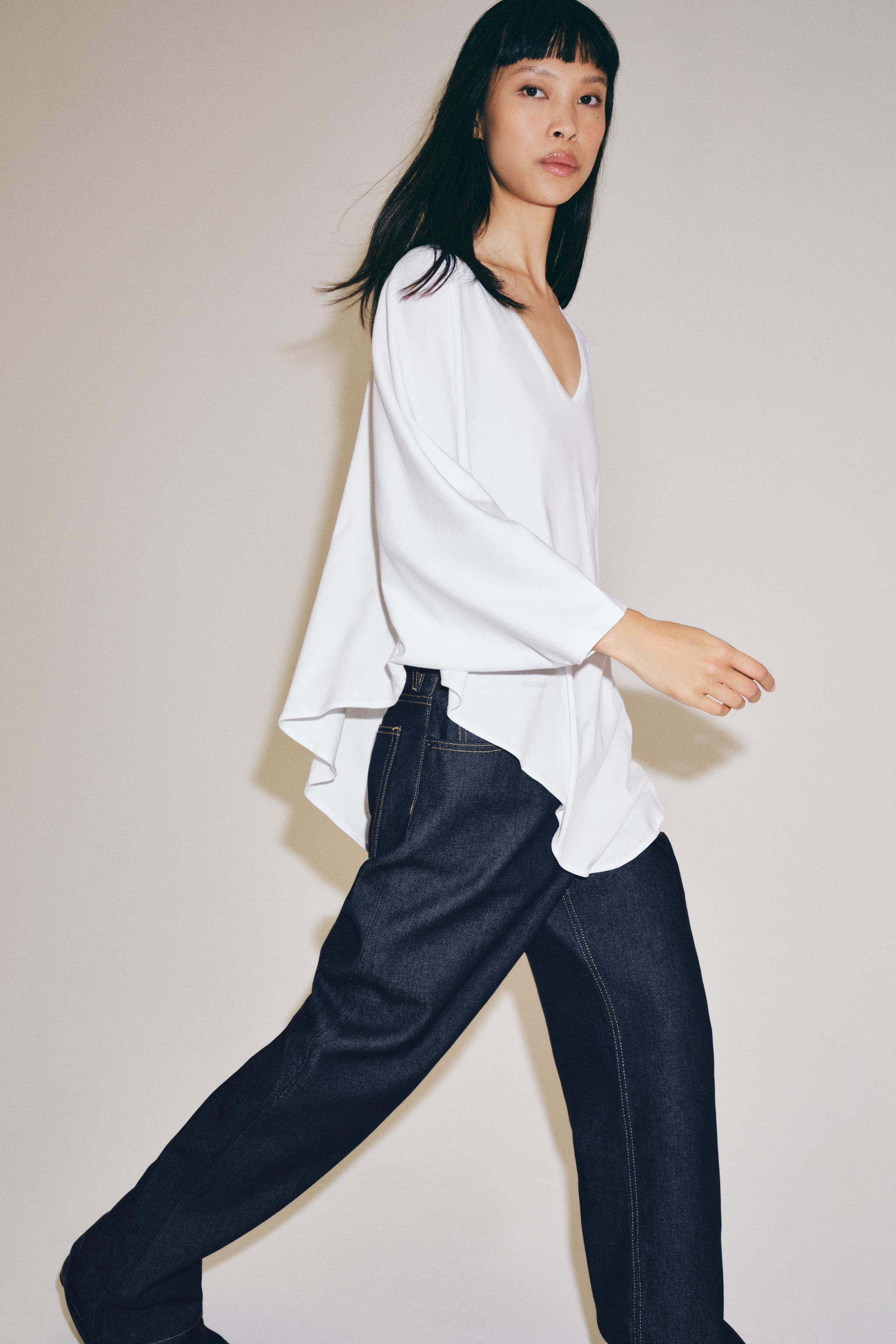 SUPIMA® CAPE T-SHIRT — White