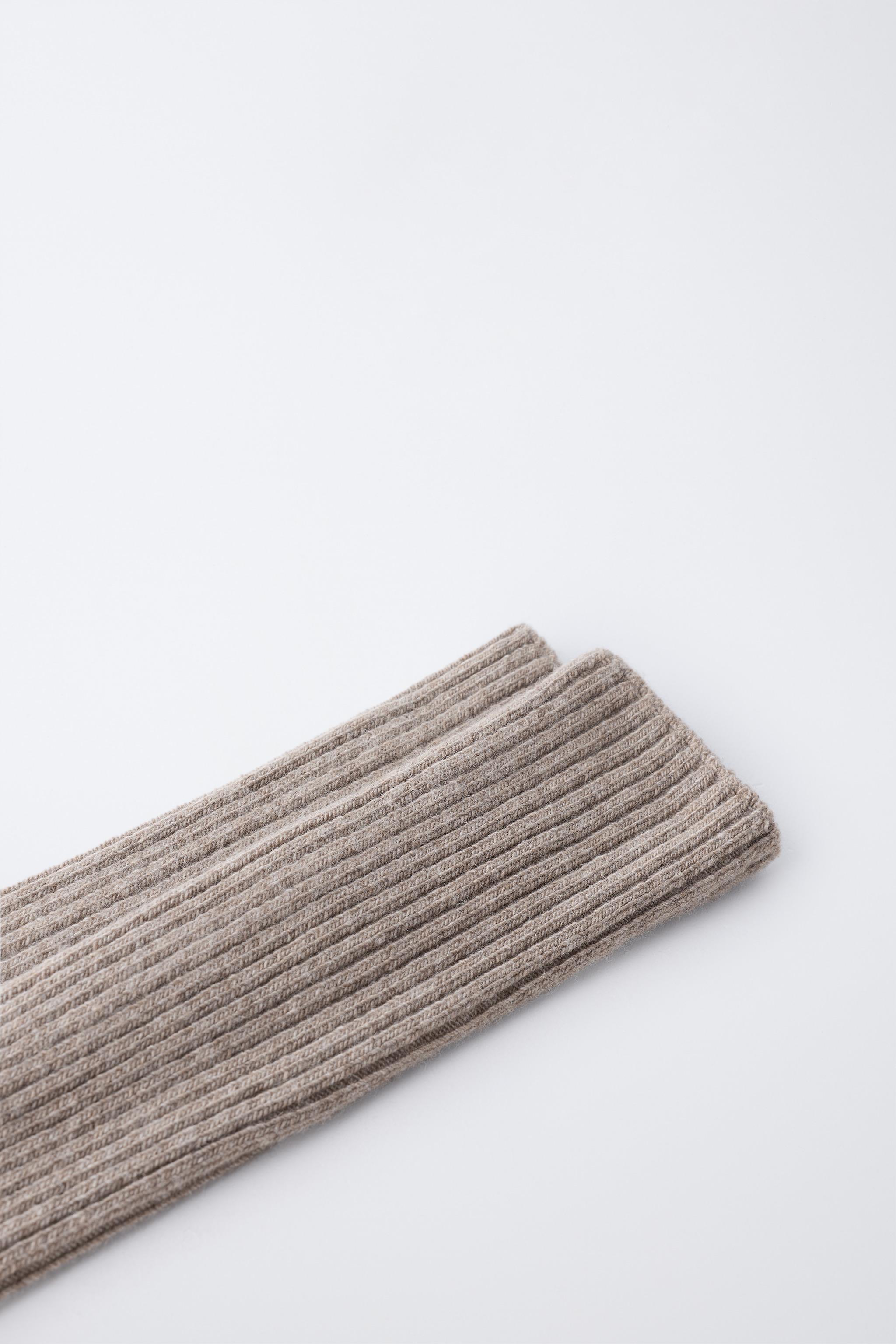 TALL WOOL AND CASHMERE SOCKS