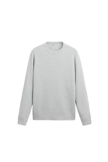 JERSEY REGULAR FIT ESTRUCTURA - Gris vigoré de Zara