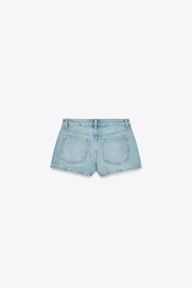 SHORT CHINO EN JEAN TRF - Bleu de Zara - Image 6