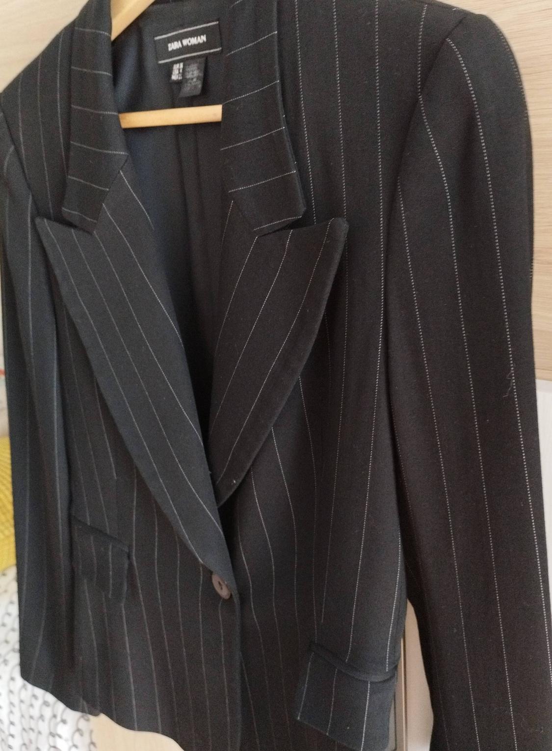 FITTED PINSTRIPE BLAZER - Image 7